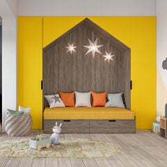D133 KOYU SARI MAXİLAM MDFLAM