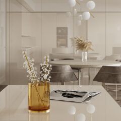 Sgl-568-Parlak-Sedef Krem - Lak Panel - 18*2100*2800mm