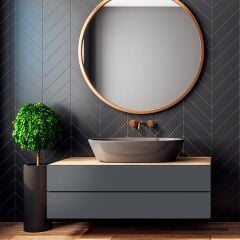 U.ACR-285 PARLAK KOYU GRİ 18*1220*2800