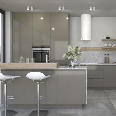 U.Acr-237 Parlak Gri - Ultra Lux Akrilik Panel - 18*1220*2800mm