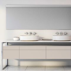 U.Acr-144 Parlak Krem - Ultra Lux Akrilik Panel - 18*1220*2800mm